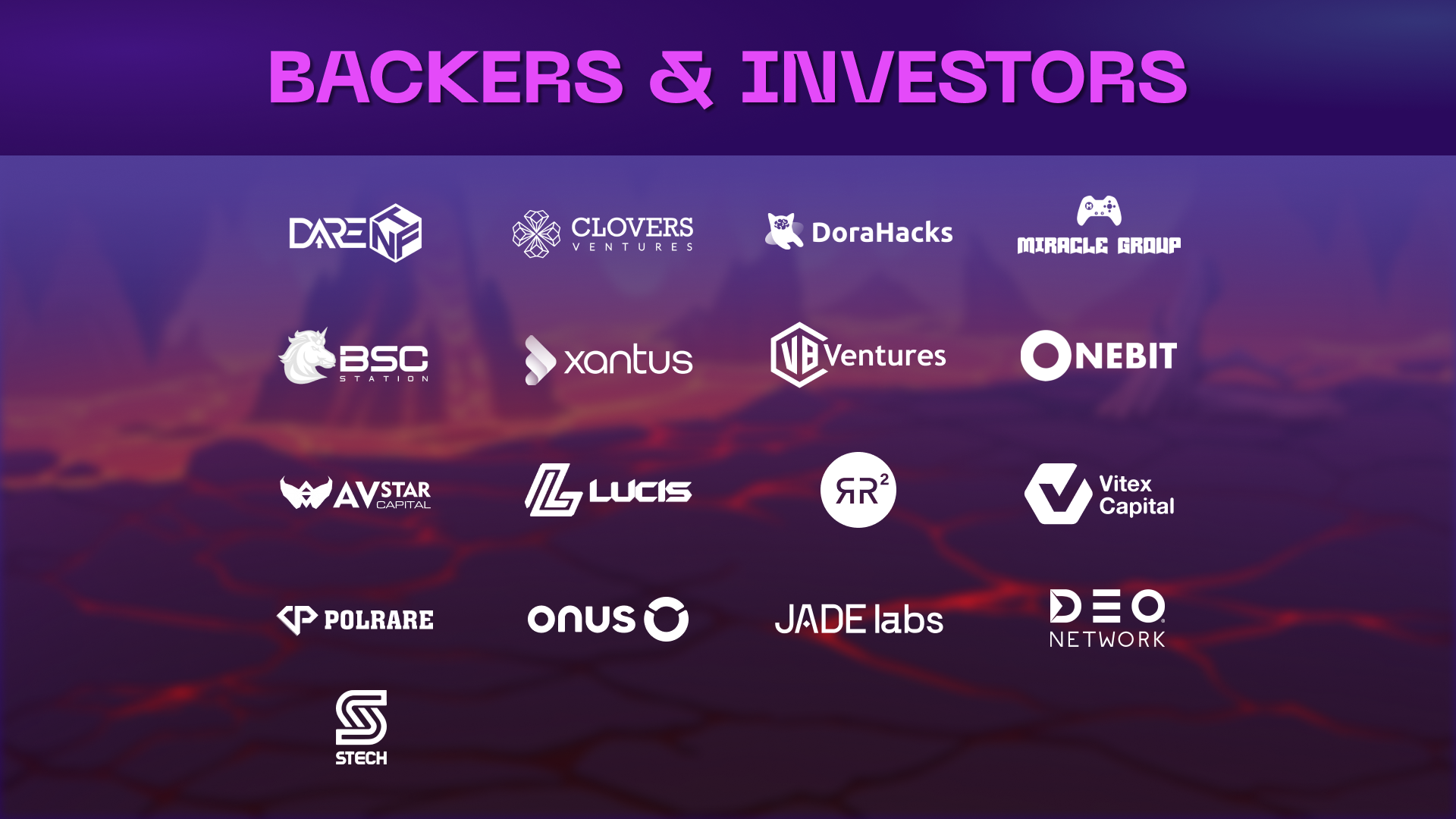 Backers and Investors